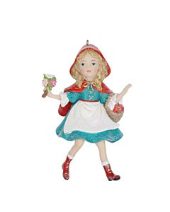 Gisela Graham Resin Red Riding Hood Decoration